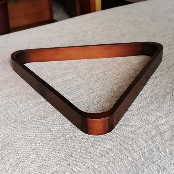 Estante de triángulo de billar duradero, accesorios, estante de diamante de piscina, estante de trípode, 8 bolas de 57,2mm, suministros, Rojo Baoblaze Estante Triángulo
