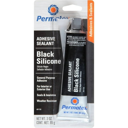 Permatex Black Silicone Adhesive Sealant (Best Silicone Sealant Remover)
