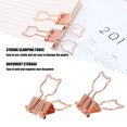 thumbnail image 3 of Abrazaderas de papel clips de carpeta de aplicación amplia Little Bear Sturdy Durable para archivo para documentos para boletos Amonsee No, 3 of 5
