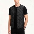 thumbnail image 7 of Lyrehush Men's Warm down Vest Winter Outdoor Travel Padded Jacket Side Pockets Comfortable Thermal Outerwear, 7 of 7