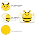thumbnail image 3 of Teether Cuebo Silicone Yellow Bee sin BPA para bebés, 3 of 7
