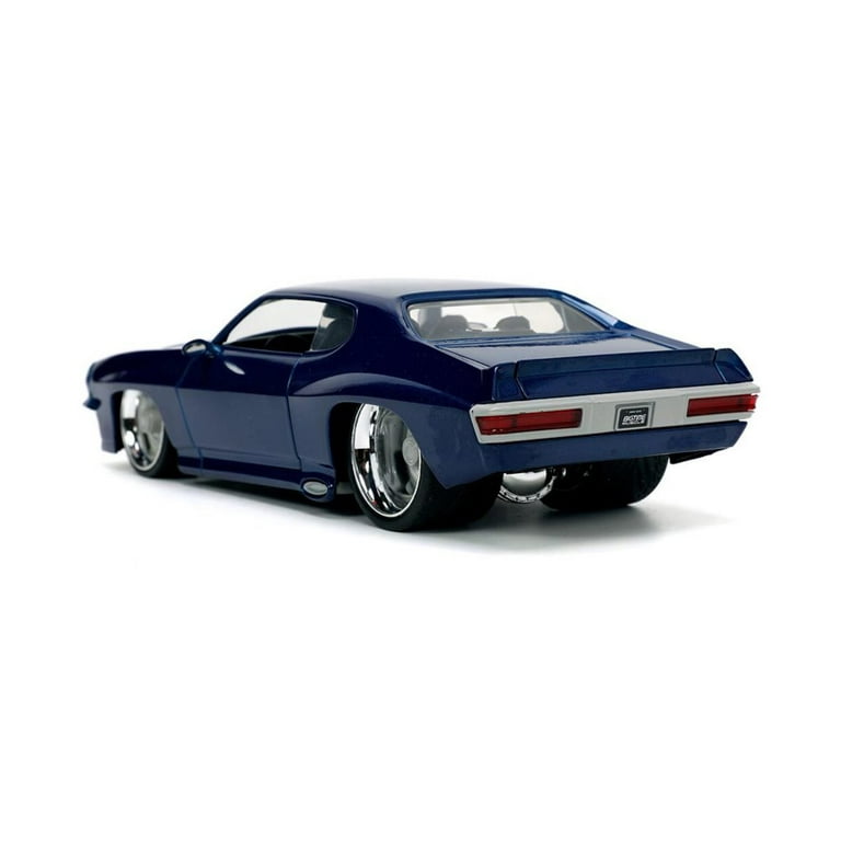1971 Pontiac GTO, Dark Blue - Jada Toys 33545 - 1/24 Scale