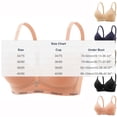 thumbnail image 2 of Women's Front Closure Bra No Underwire Seamless Bra Push Up Padded Adjustable Straps Full Coverage Everyday Bra, 2 of 2