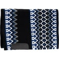thumbnail image 3 of Schneiders Lacey Oversized Western Show Saddle Blanket | 34x40 | Turquoise/Grey, 3 of 5