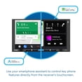 thumbnail image 4 of JENSEN J1CA7 7 pulgadas certificado Apple CarPlay Android Auto | Radio estéreo de coche con visualización táctil doble DIN | Llamadas manos libres Bluetooth y transmisión de música | Entrada de cámara, 4 of 5