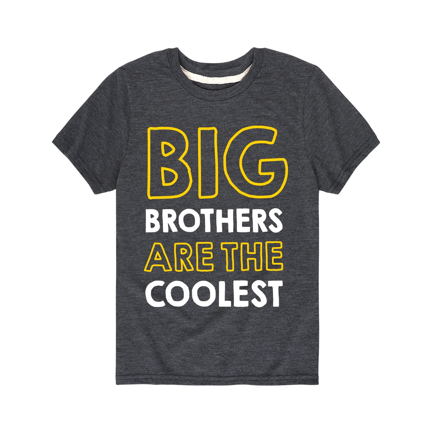 Youth Short Sleeve Tee: Coolest Big Brother Print Kuwait Ubuy