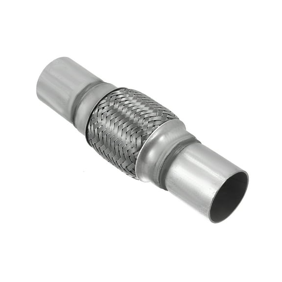1.8"x4"x8.1" Car Exhaust Flexible Pipe Tubing Universal Exhaust Joint with Welding Extension Pipe Stainless Steel