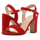 thumbnail image 2 of Sandalia DREAM PAIRS GISELA-1 Tacón Grueso de 9.5 cm en Ante Rojo, 2 of 6