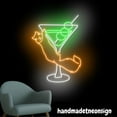thumbnail image 5 of Handmadetneonsign Martini Squirrel Neon Sign, Martini Squirrel Wall Art Decor, Bar Pub Wall Decor 63416, 5 of 5
