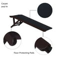 thumbnail image 7 of Unipaws Foldable Adjustable Height 127" Long Wooden Pet Ramp, Espresso, 125 lb Limit, 7 of 7