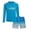 Scuba Blue Shark, variant on Big Chill Boys Swim Set - Boys Rash Guard Swim Set - UPF 50  Rash Guard Long Sleeve Swim Shirt Board Short Swim Trunks (5-14)