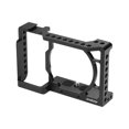 thumbnail image 1 of Jaula de cámara Cámara andoer para cámara de video Película de video Fabricación Estabilizador Aleación de aluminio Tornillo de 1/4 pulgada con zapata fría para cámara Sony A6500 / A6400 / A6300 / A60 Andoer Jaula de cámara, 1 of 7