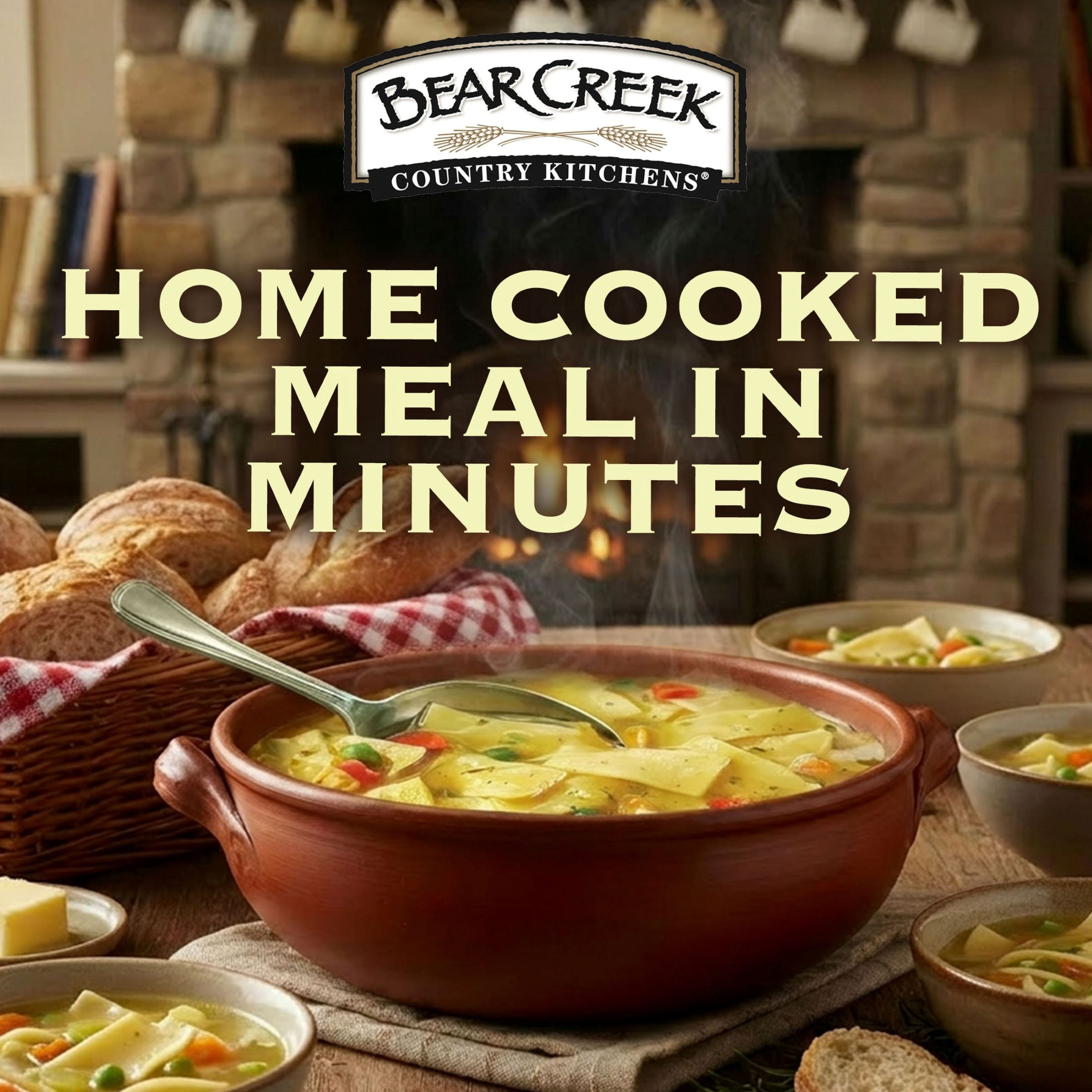 Bear Creek, Chicken Noodle Soup Mix, 8.4oz, 8 Servings - Walmart.com