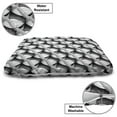 thumbnail image 3 of Abstract Pet Bed, Continuous Modern Swirl Ornamental Halftone Background Engraving Like, Resistant Pad for Dogs and Cats Cushion with Removable Cover, 24" x 39", Charcoal Grey and White, by Ambesonne, 3 of 4