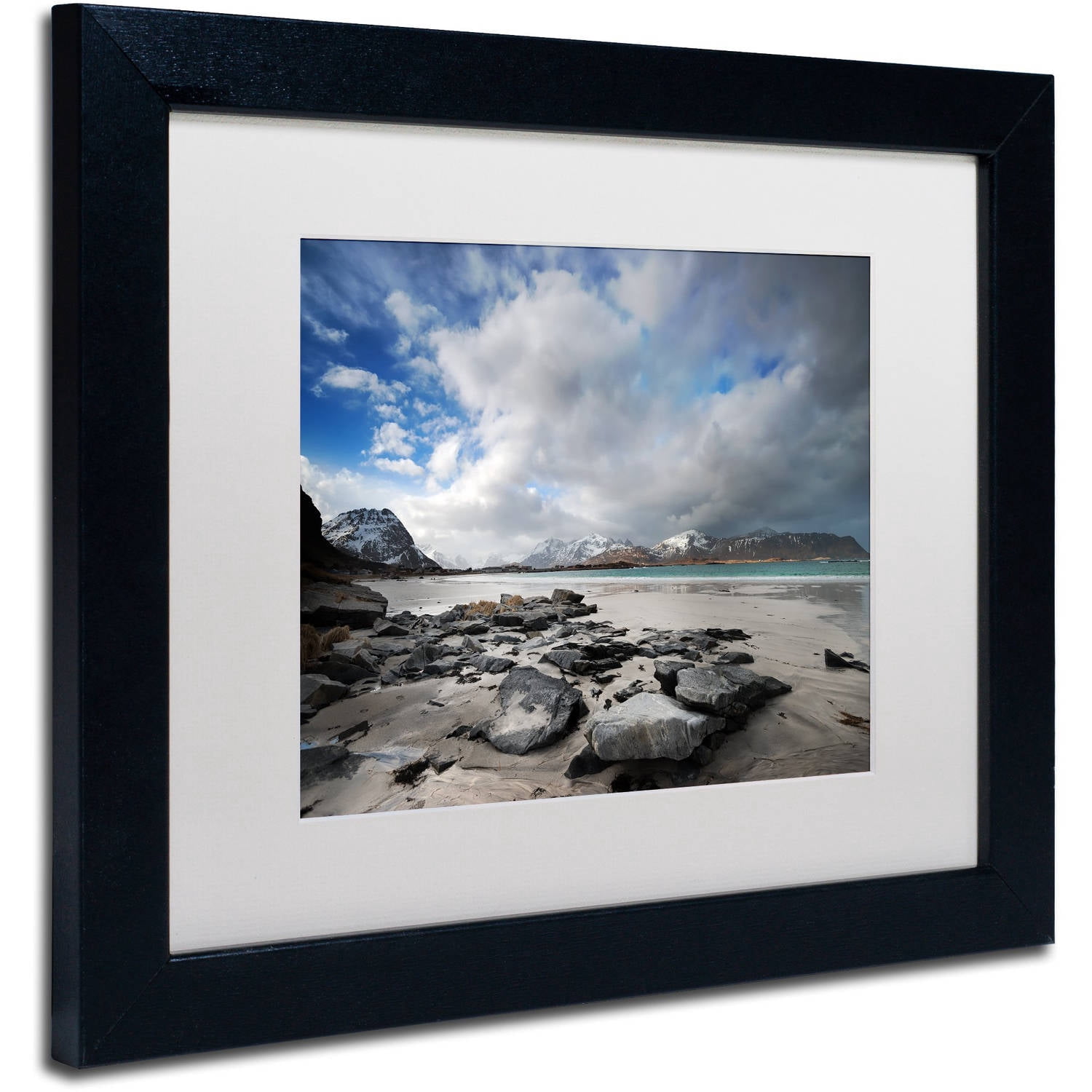 Trademark Fine Art "Can't Let Go" Canvas Art by Philippe Sainte-Laudy, White Matte, Black Frame