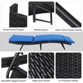 thumbnail image 3 of UWR-Nite Patio Chaise Lounge Chair, Outdoor Reclining Chaise with Adjustable Backrest, PE Rattan Steel Frame Pool Lounge Chair, 3 of 6