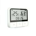 thumbnail image 2 of JGJJUGN WiFi Smart Temperature Humidity Sensor Meter Thermohygrometer with LCD Display, Wireless Indoor Hygrometer, Historical Data, Low-Battery Alert, Smart Home Compatible, 2.4GHz Connectivity, 2 of 9