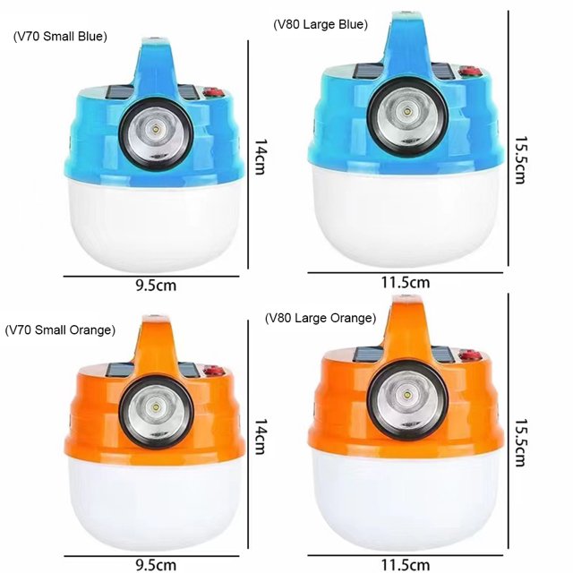 Lámpara de camping USB 6 modos Lámparas de emergencia solares Equipo de iluminación (V70 pequeño ora Hugtrwg Para Estrenar