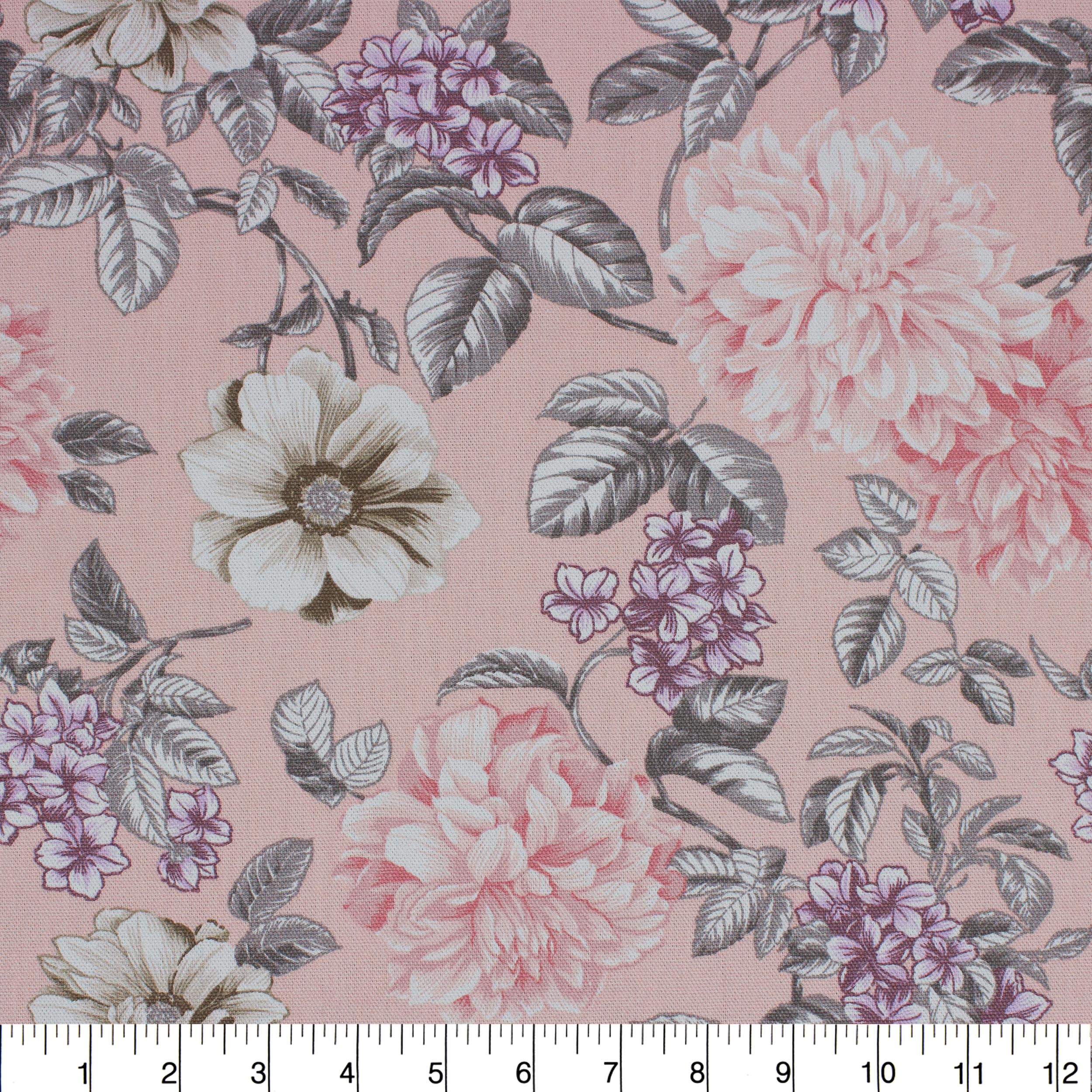 Better Homes & Gardens 100% Cotton Flower Garden Blush, 2 Yard Precut Fabric - image 3 of 6