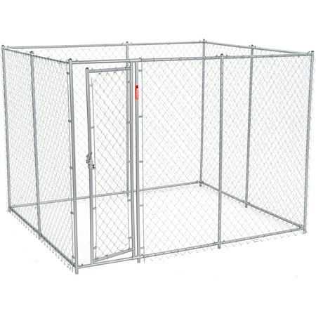 UPC: 0754915610280 | Lucky Dog Adjustable 10 x 5 x 6 Heavy Duty Chain Link Dog Kennel Enclosure