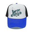 thumbnail image 1 of Cool Fisherman Printing Trucker Hat Pike Hunter Fishing Rod Mesh Snapback Caps Fishing Lures Drift Breathable Baseball Cap YP03556-60cm for adult Gao Jinjia LED, 1 of 2