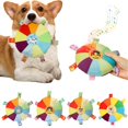 thumbnail image 2 of Soucoupe Volante Douce pour Animaux de Compagnie Jouets Interactifs pour Animaux de Compagnie Peluches Amusantes Résistantes aux Morsures Résistantes à l'Usure Poupée Apaisante pour Chiot Récompenses d'Entraînement, 2 of 3