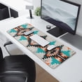 thumbnail image 2 of Long Mouse Pads for Desk,Colorful Geometric Triangle Diamond Desk Mats on Top Of Desks, Desk Mouse Pad Extra Large with 3mm Non-Slip Base and Stitched Edge for Gaming,Work,Home 31.5"x11.8", 2 of 5