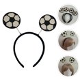 thumbnail image 4 of KAKOWELY Diadema con temática deportiva, diadema con balón de fútbol, diadema decorativa para fiesta, para decoración, 4 of 5