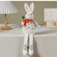 thumbnail image 5 of SUSHANG Mini Plush Rabbit Tiny Joint Rabbit Easter Bunny Long Legged Sitting Plush Toy Cute Decorative Doll For Holiday Parties Adorable Indoor Decoration For Easter Celebrations, 5 of 6