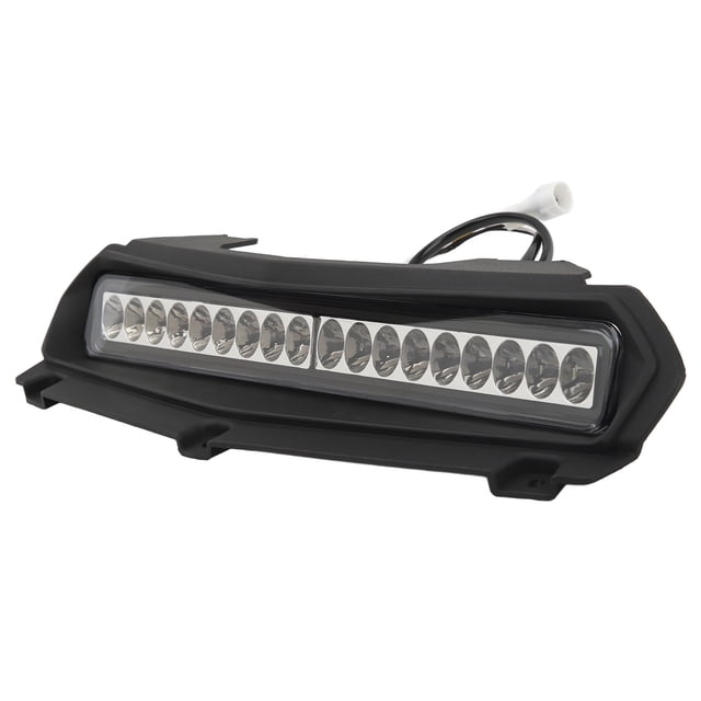 Panel Drl Scoop Light, Estética Fuerza Fuerza LED Capucha Luce Stop Light Alto Brillo para Wolverine RMAX2 1000