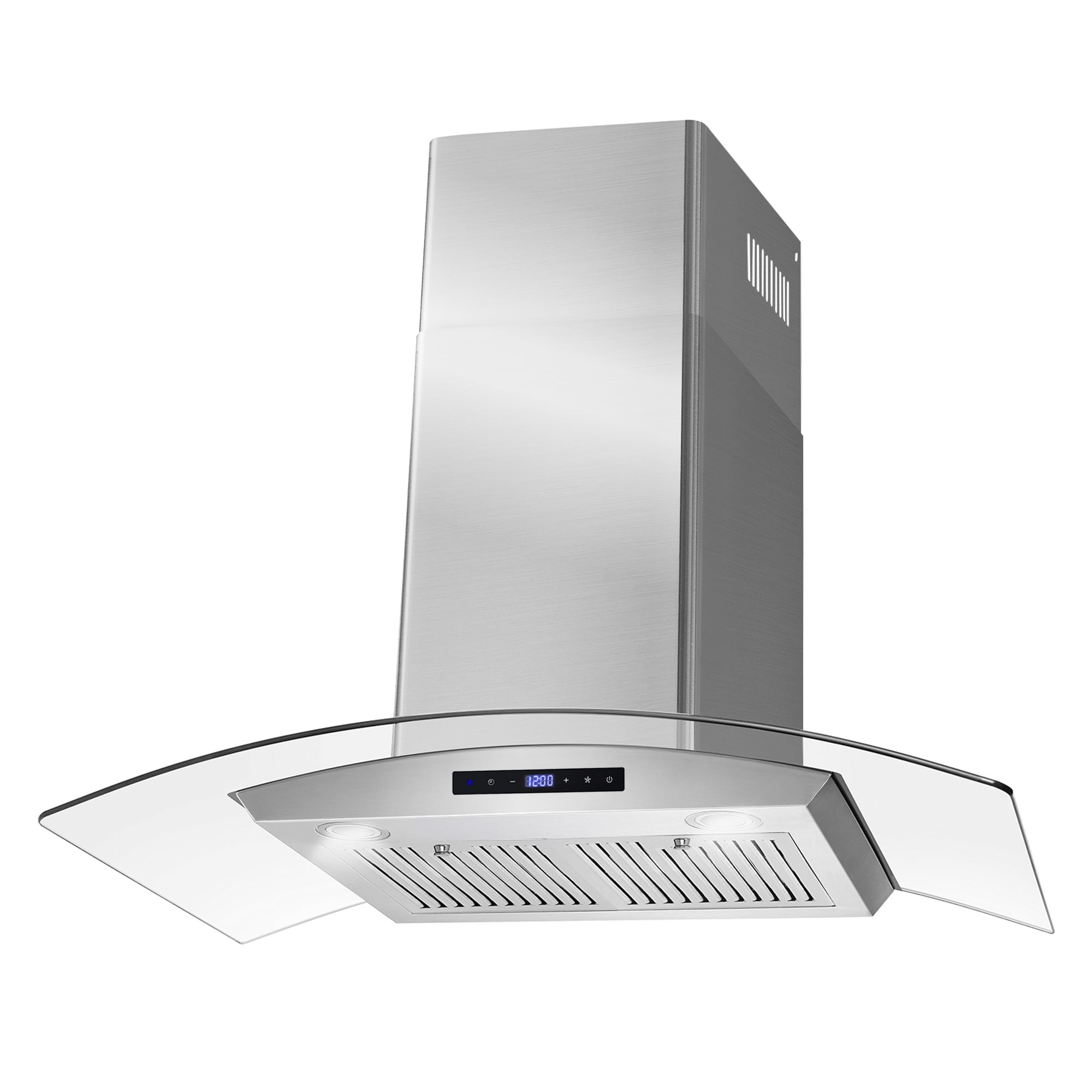 Cosmo 36 in. Vista Collection Ductless Wall Mount Range Hood, Touch Controls, LED Lights, Stainless Steel