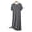 Dark Gray1, variant on LIaqionyy Nightgowns for Womens Short Sleeve Sleepshirt Crew Neck Nightshirt Soft Sleepwear Nightshirts