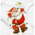 thumbnail image 2 of Cute Christmas Santa Claus Lights Women's Graphic T Shirt Tees Brisco Brands S, 2 of 5