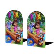 thumbnail image 1 of Dora South Park Sujetalibros decorativos temáticos, tope para estantería con base antideslizante, uso dual para hogar y oficina - 2 piezas, 1 of 6