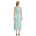 thumbnail image 5 of Time and Tru Women's Tie Shoulder Midi Dress, Sizes XS-XXXL, 5 of 5