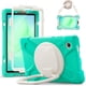 thumbnail image 1 of Funda para Samsung Galaxy Tab A11 de 8,7 pulgadas (2025) y Galaxy Tab A9 de 8,7 pulgadas (2023), funda de silicona resistente con asa, soporte de 360 ​​grados, correa y soporte para S Pen., 1 of 9