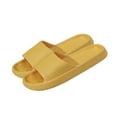 thumbnail image 4 of Womens EVA Slides Non-Slip Waterproof, Cloud Comfort Pool House Slippers & Casual Beach Sandals for Women, Yellow,Size 38, 4 of 6