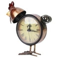 thumbnail image 4 of European Retro Style Chicken Shaped Iron Clock Desk Table Clock Home Ornament Craft Gifts, 4 of 9