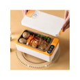 thumbnail image 1 of 1pc Rechargeable Portable Electric Heated Lunch Box, 1L Capacity Food Warmer Suitable For Car/Truck/Work/Home, 1 of 9