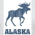 thumbnail image 3 of CafePress - Retro Alaska Moose Ash Grey T Shirt - Men's Classic Graphic T-Shirt, 3 of 4