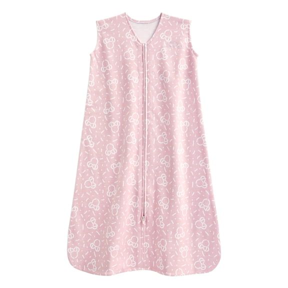 Halo® Sleepsack® x Disney Baby Wearable Blanket, 100% Cotton, Confetti Minnie Pink, Toddler Girls, Large, 12-18 Months