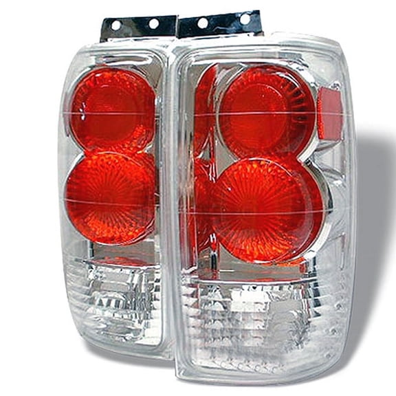 AKKON - For 1997-2002 Ford Expedition SUV Tail Light Brake Lamp Clear Pair Set Replacement