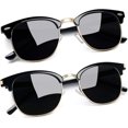 thumbnail image 1 of YWC-Polarized Sunglasses for Men Semi Rimless Womens Sun Glasses UV Protection Classic Shades for Driving Vacation, 1 of 4
