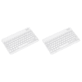 thumbnail image 1 of Teclado Inalámbrico Retroiluminado 7 Colores Recargable para IOS IPad () Blanco, 1 of 3