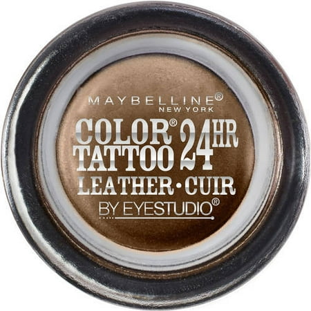 Maybelline New York Eyestudio ColorTattoo Leather 24HR Cream Gel Eye Shadow, Chocolate Suede