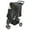 Black, variant on TRIXIE 3-Wheeled Foldable Pet Standard Stroller with Storage, Pink