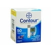 Contour Blood Glucose Test Strips For Self Testing 50 Test Strips No Coding
