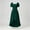 Army Green-B, variant on Women's off Shoulder Puff Sleeve Mini Dress, Front Lace Up Corset Waist Skater Dress, Solid Gothic Vintage Short Dress for Halloween Party Black-D XXL(XXL)