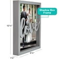 thumbnail image 2 of Excello Global Products 8x10" "Love" Shadow Box Frame - Gray - EGP-HD-0419A, 2 of 4
