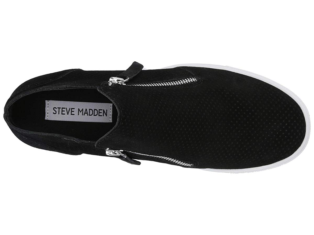 steve madden caliber black suede
